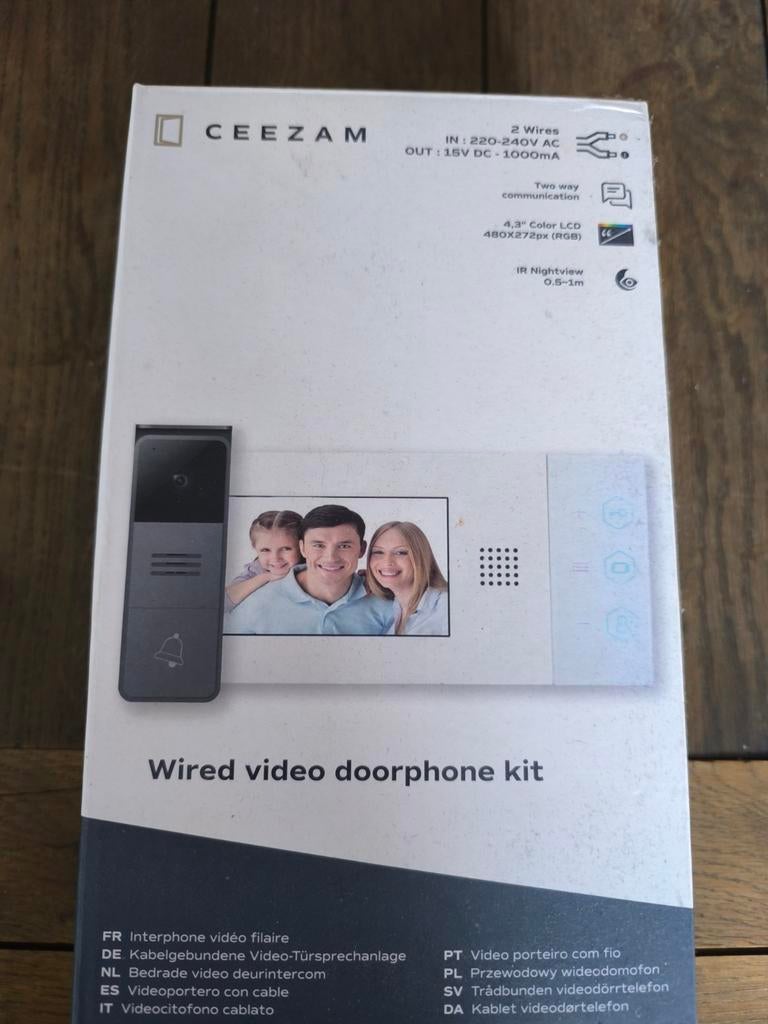 Sonnette avec caméra neuve, Enlèvement ou Envoi