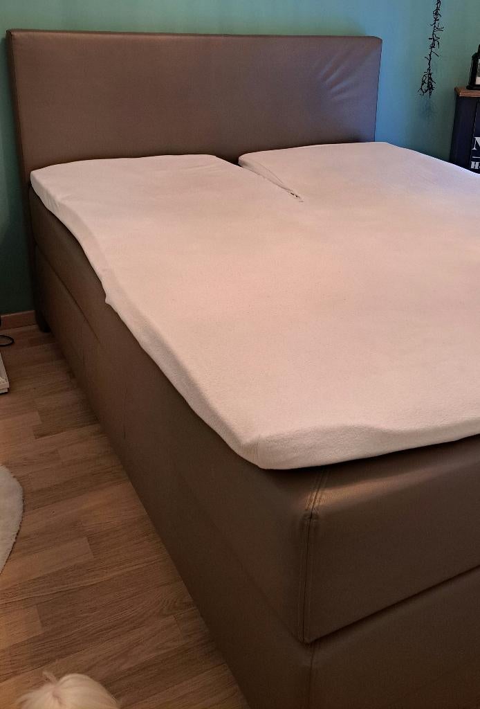Elektrische boxspring (gratis), Ophalen, Gebruikt, Overige kleuren, 210 cm