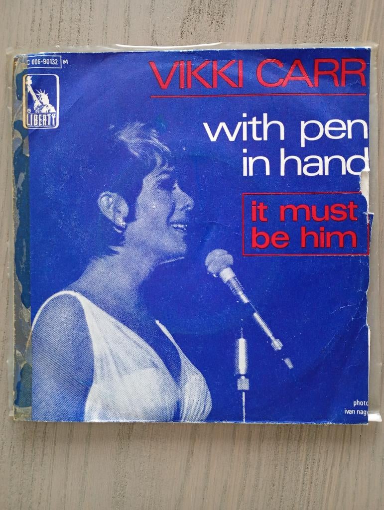 Vikki Carr - It must be him, Cd's en Dvd's, Gebruikt, 7 inch, Single, Ophalen of Verzenden