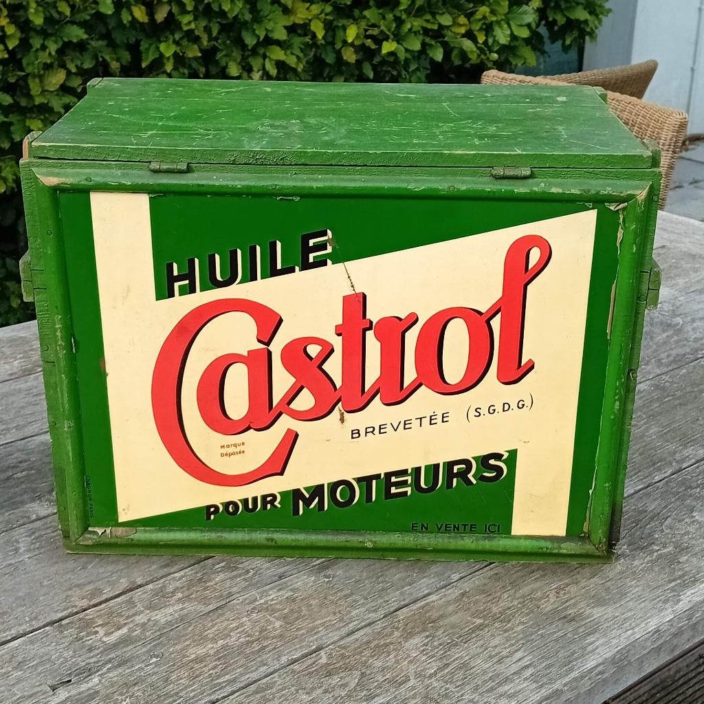 Boîte à huile CASTROL 1954, Collections, Enlèvement ou Envoi, Comme neuf, Emballage
