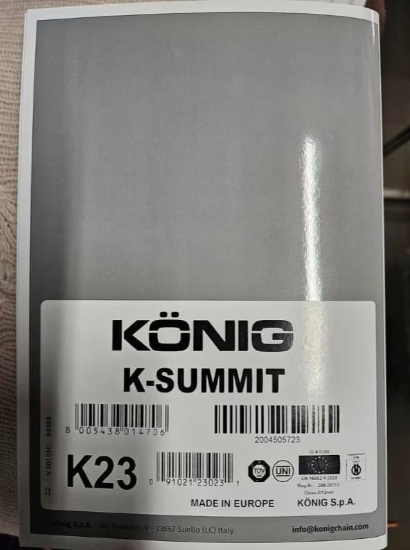 Nouvelles chaînes à neige Thule-König K-Summit K23, Enlèvement, Neuf