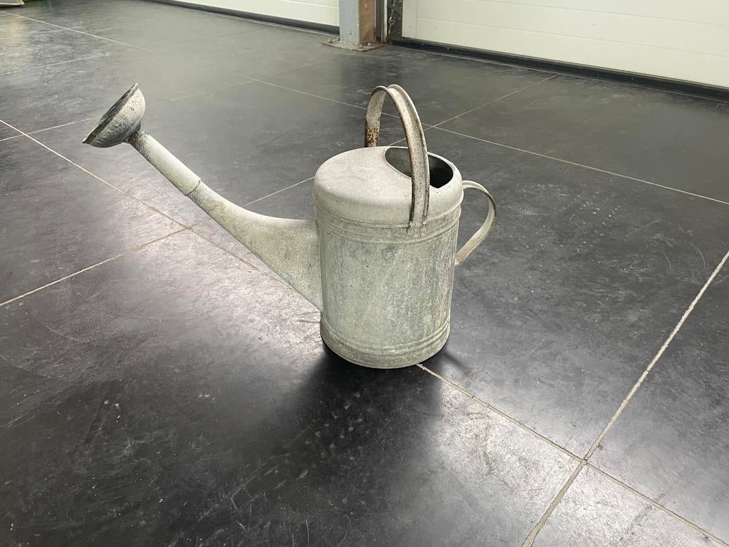 Vintage gieter – decoratief / brocante, Tuin en Terras, Ophalen, Gebruikt, Metaal