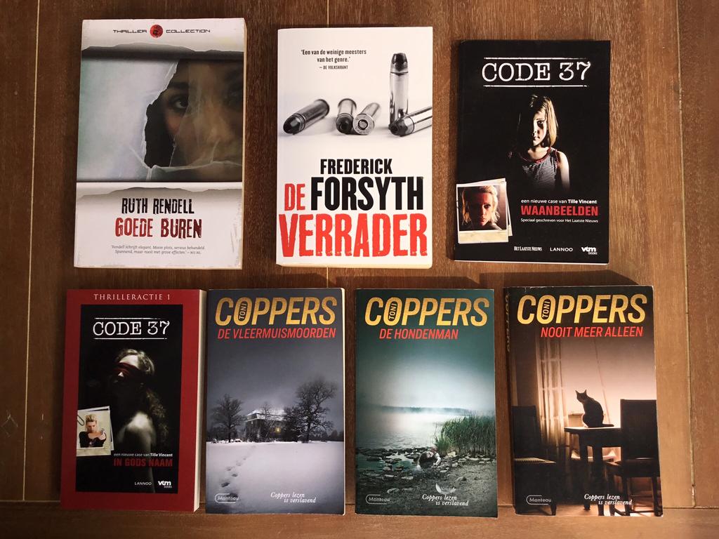 Boeken thrillers, Boeken, Thrillers, Ophalen of Verzenden