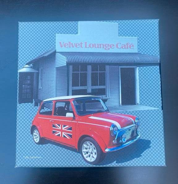 Tableau photographie Mini rouge, Enlèvement ou Envoi