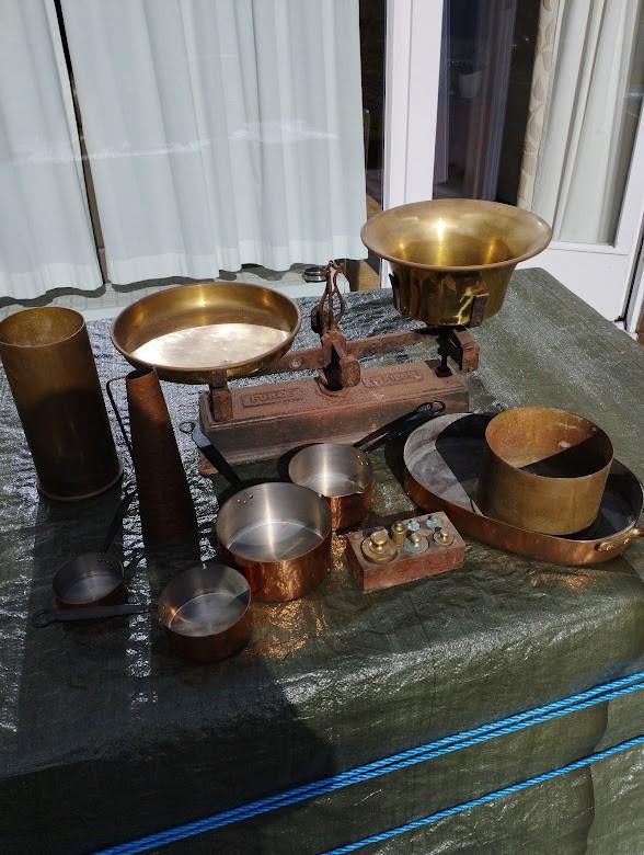 12 objets décoratifs en cuivre, Antiek en Kunst, Ophalen, Koper