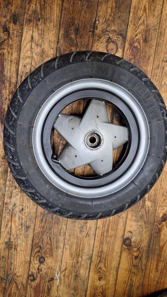 Piaggio skipper achterwiel, Vélos & Vélomoteurs, Pièces de cyclomoteur | Général, Enlèvement, Bloc, Piaggio