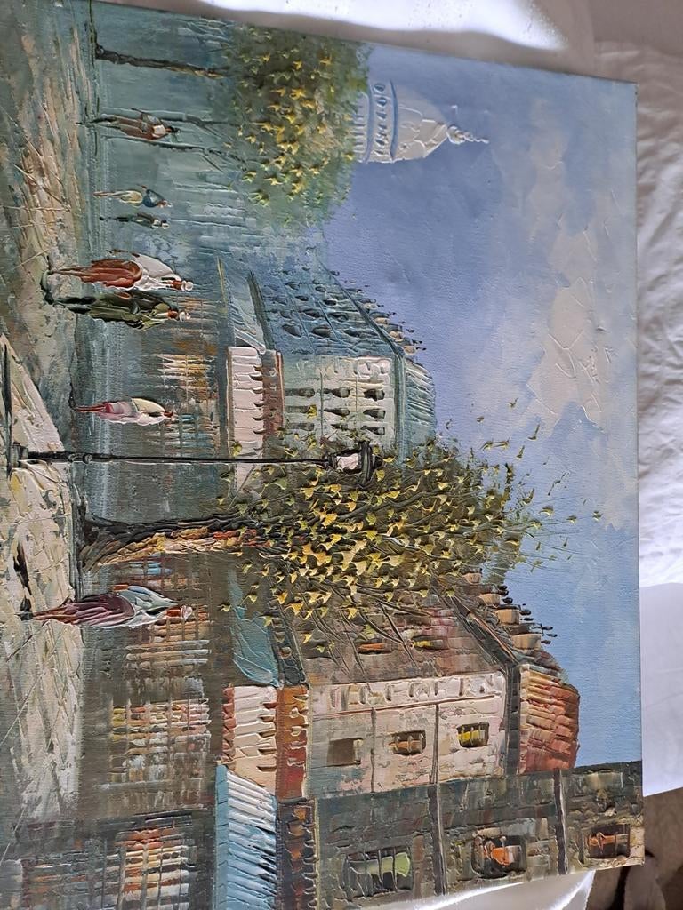 Paysage urbain de Paris, Caroline Burnett, Antiquités & Art, Enlèvement