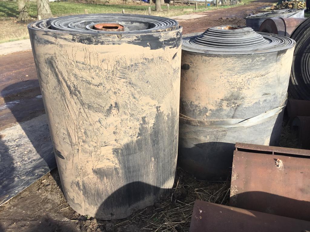 Rubbermatten op rollen 50 meter