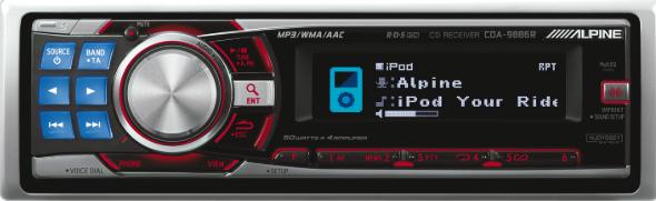 Autoradio alpine CDA-9886R avec télécommande, Enlèvement, Utilisé