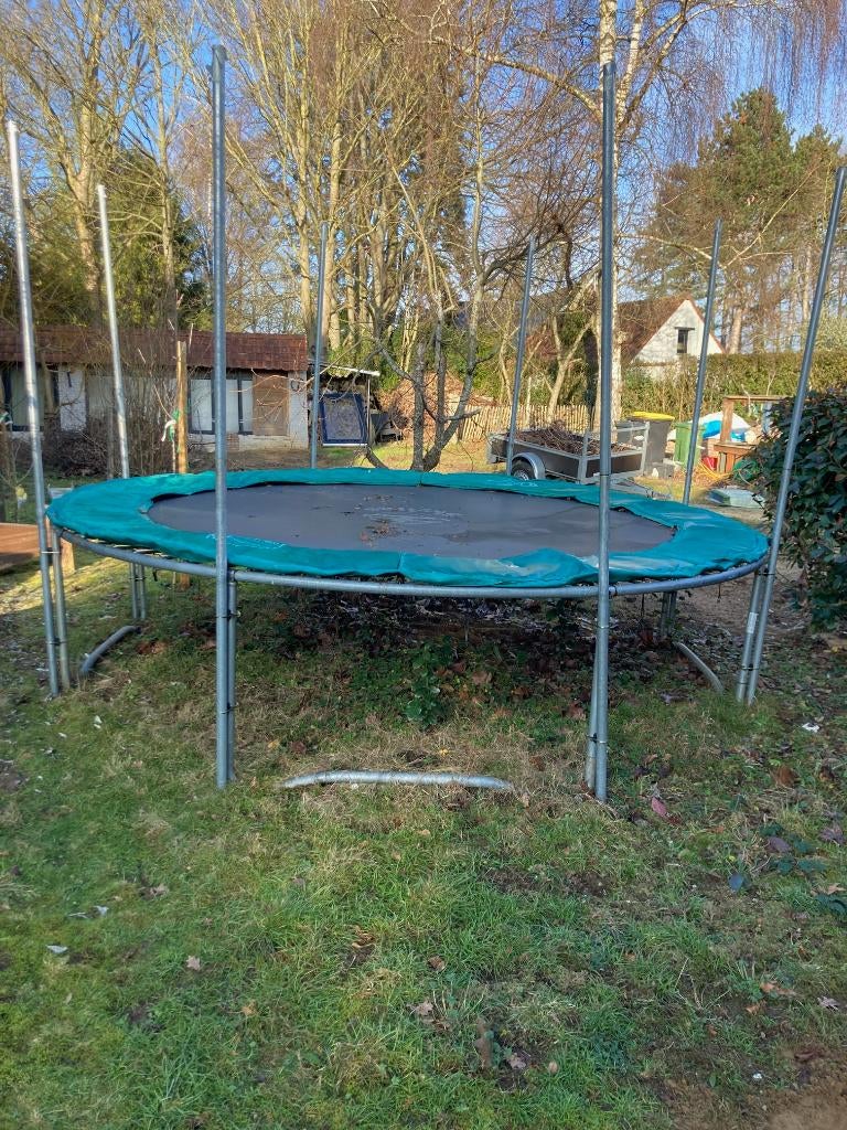 Trampoline Optimum Skyline, Kinderen en Baby's, Speelgoed | Buiten | Trampolines, Ophalen, Gebruikt