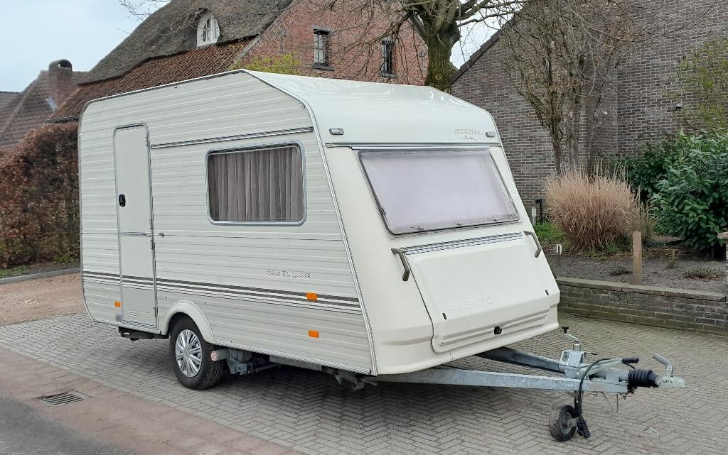 caravan, Caravans en Kamperen, Treinzit, 50 kg of minder, Particulier, Schokbreker