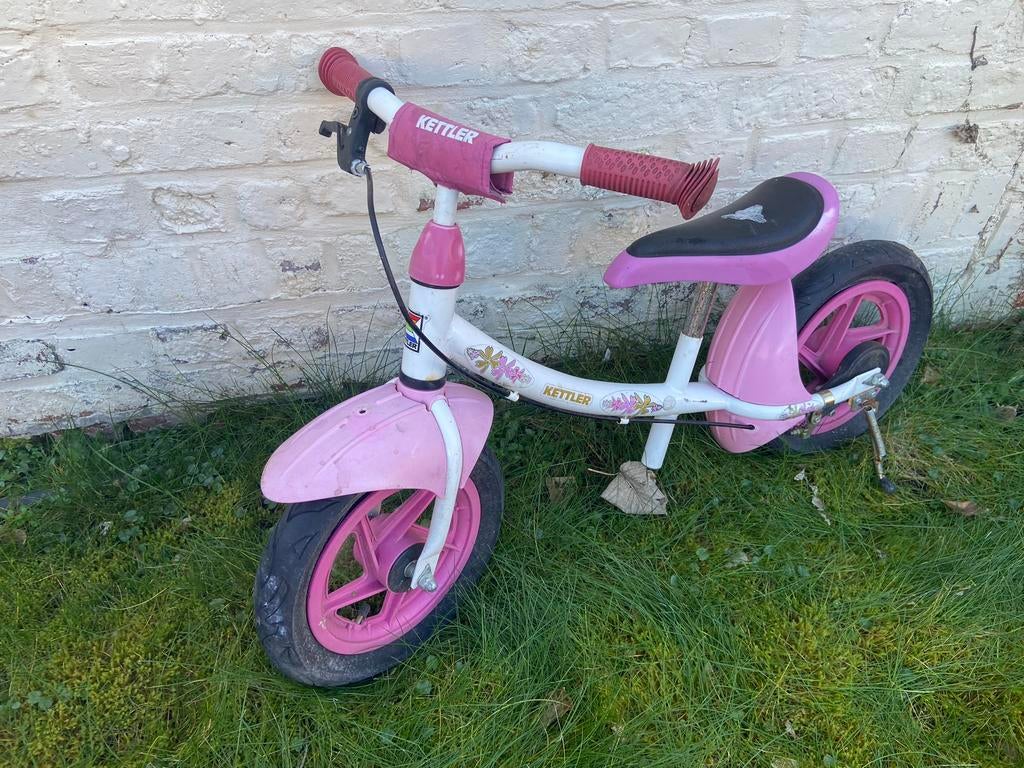 Draisienne Kettler rose pour fille, Enlèvement, Utilisé, Vélo d'équilibre