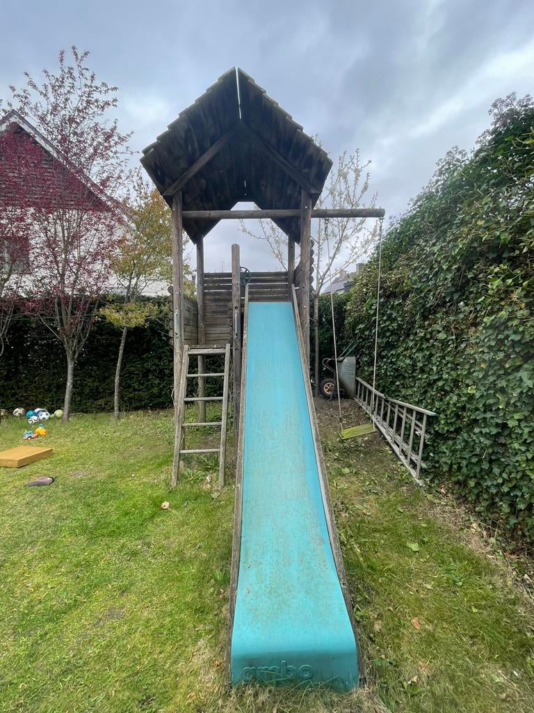 Houten speelhuis, Kinderen en Baby's, Ophalen, Gebruikt, Hout