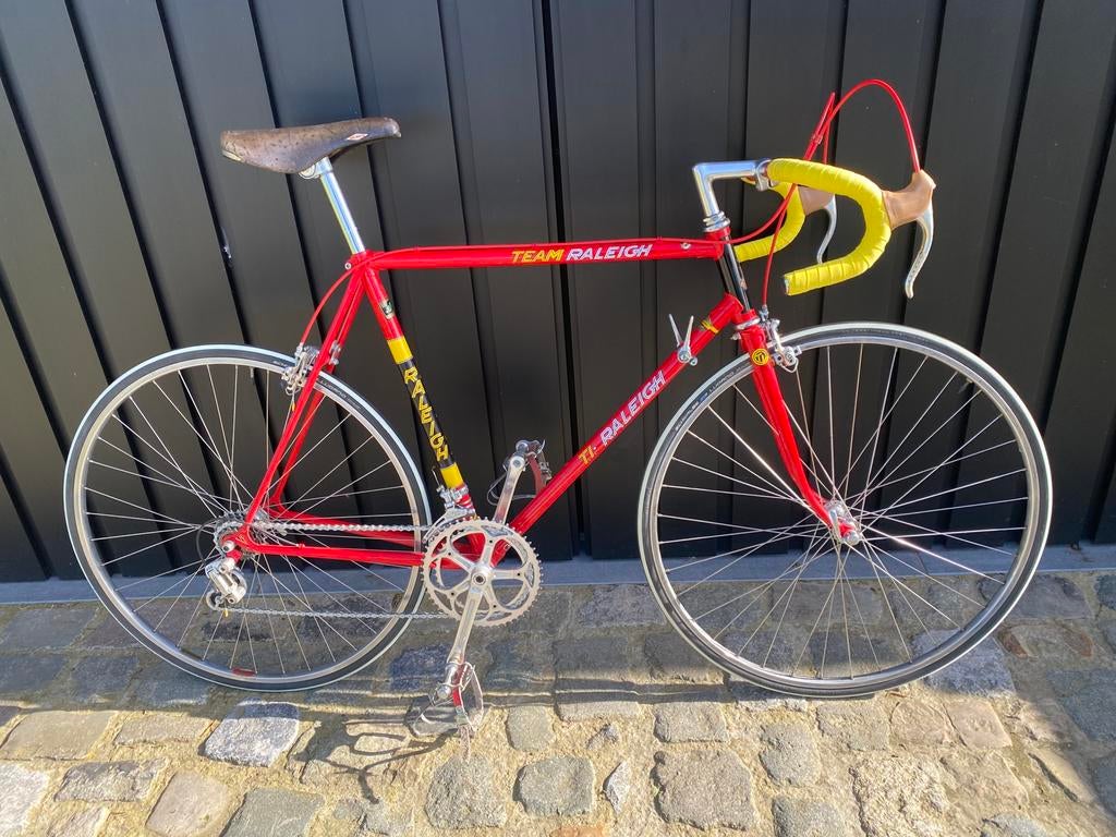 Retro koersfiets Raleigh maat 56, Ophalen