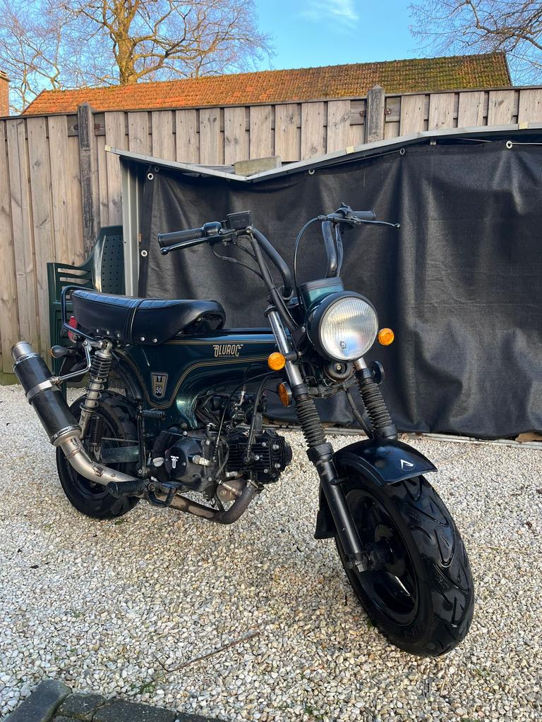 Bluroc Heritage Dax, Fietsen en Brommers, Brommers | Overige merken, Ophalen, Gebruikt, Klasse B (45 km/u), 4 versnellingen