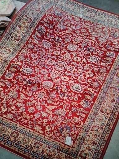 machinaal gemaakt tapijt ongeveer jaren 70 in goede staat, Ophalen