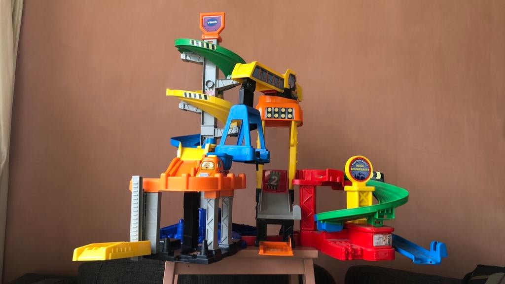 VTech garage plus autootje op batterij, Ophalen