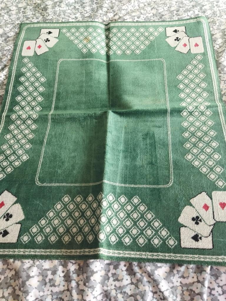 Matten voor kaartspellen, Drie of vier spelers, Ophalen of Verzenden, Zo goed als nieuw