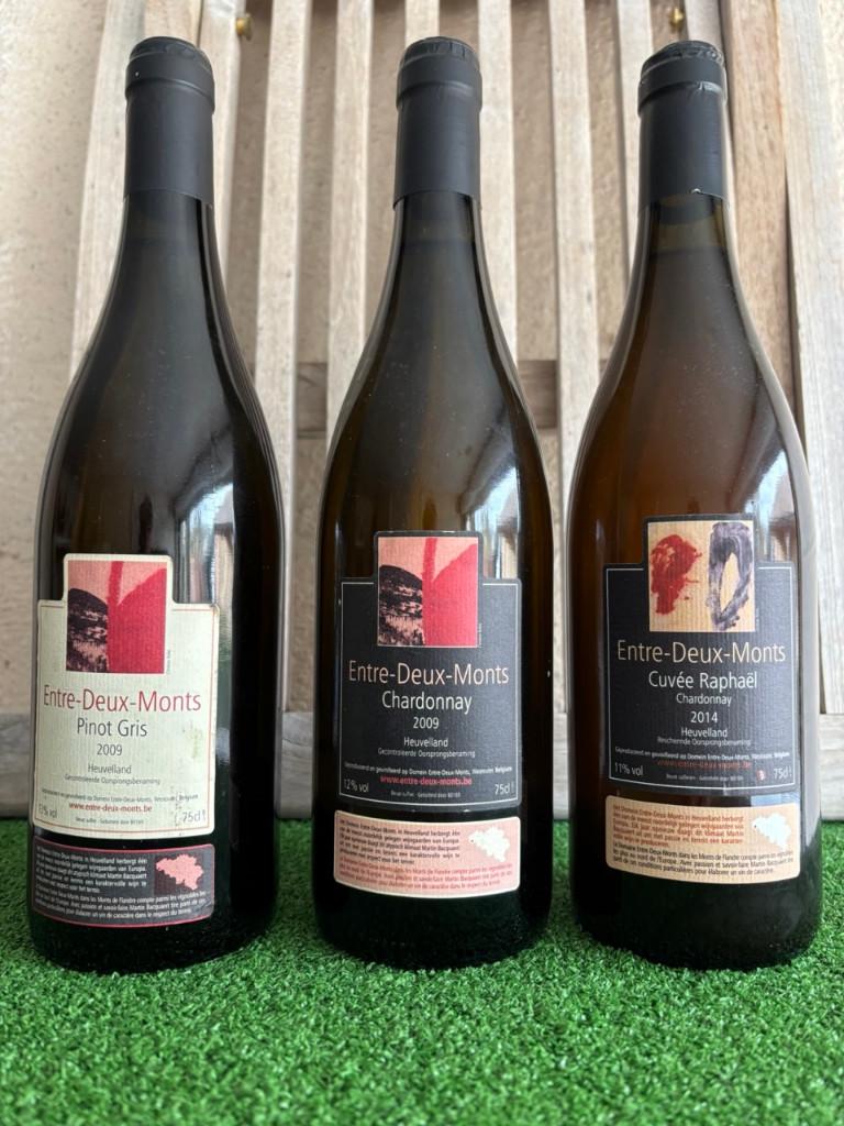 3 ZELDZAME flessen Entre-Deux-Monts witte wijn, Collections, Vins, Neuf, Autres régions, Pleine, Vin blanc