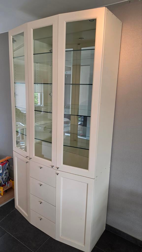 Vitrinekast met spiegel en verlichting, Huis en Inrichting, Ophalen