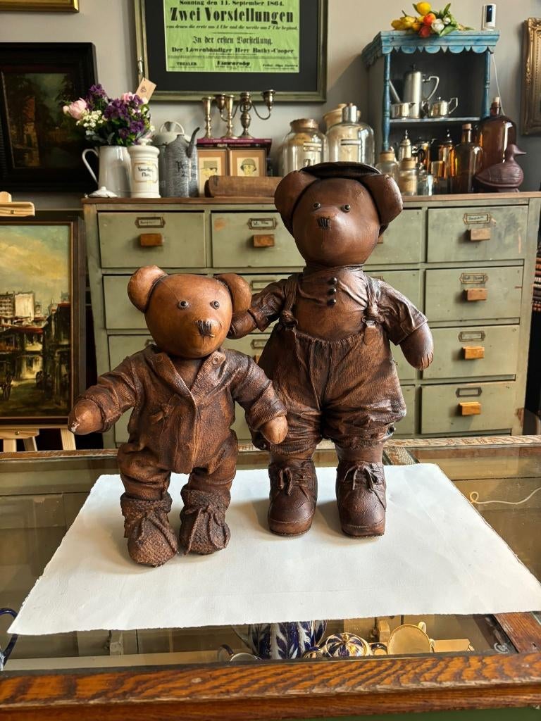 Vintage artist teddybeer – handgemaakt (Engeland), Ophalen of Verzenden