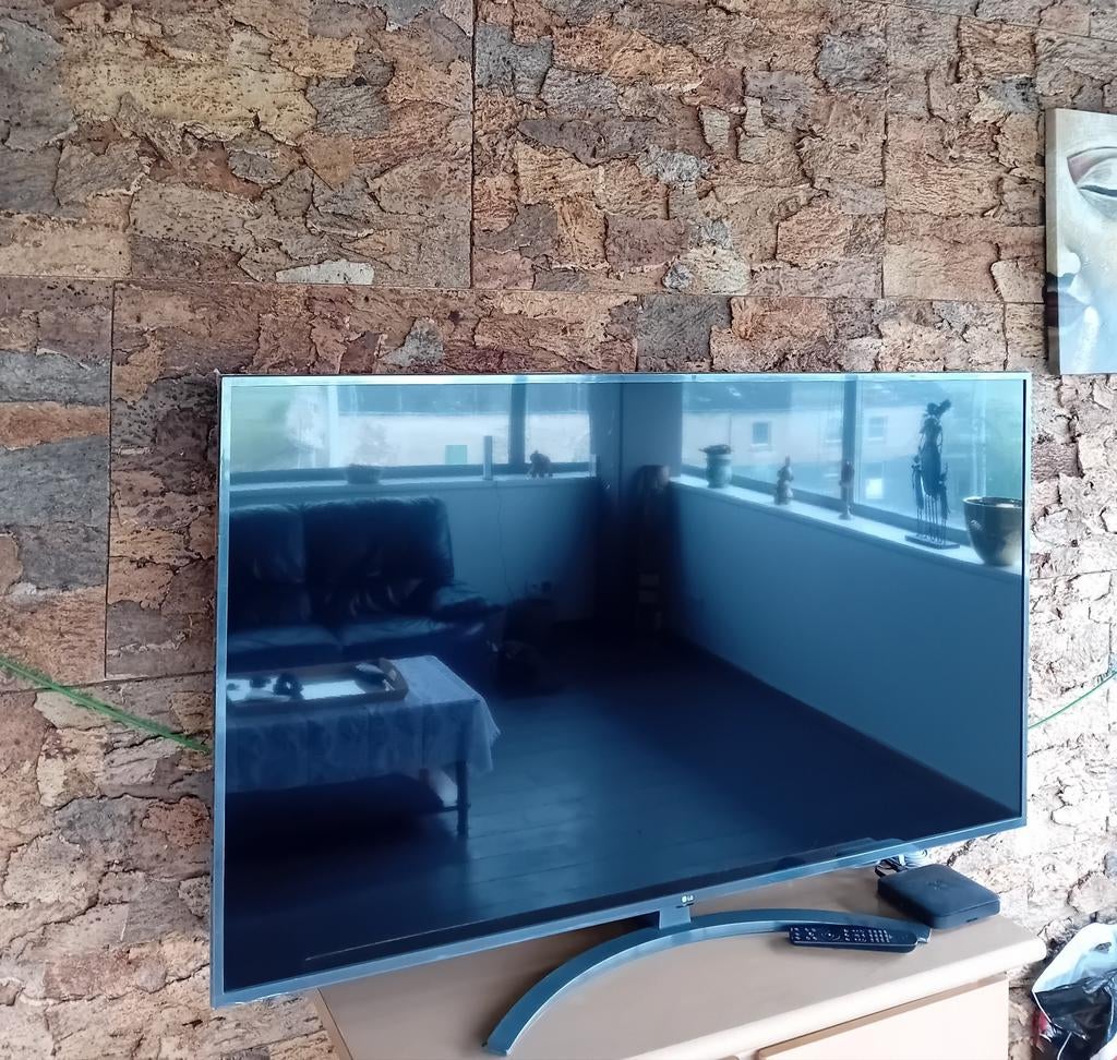 65-INCH LG 4K HRD TV, HEEL WEINIG GEBRUIKT, MISSCHIEN 30 UUR, Audio, Tv en Foto, Televisies, Ophalen, Zo goed als nieuw, LG