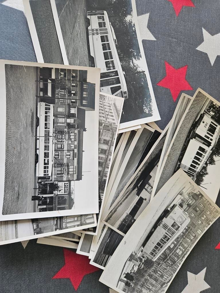 Oude fotos postkaarten trams Belgie, Verzenden
