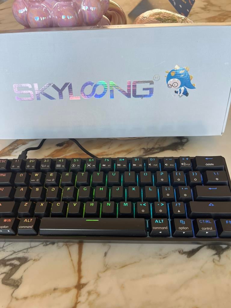 Royal kludge rk61 zwart gaming toetsenbord, Computers en Software, Toetsenborden, Ophalen, Zo goed als nieuw, Gaming toetsenbord