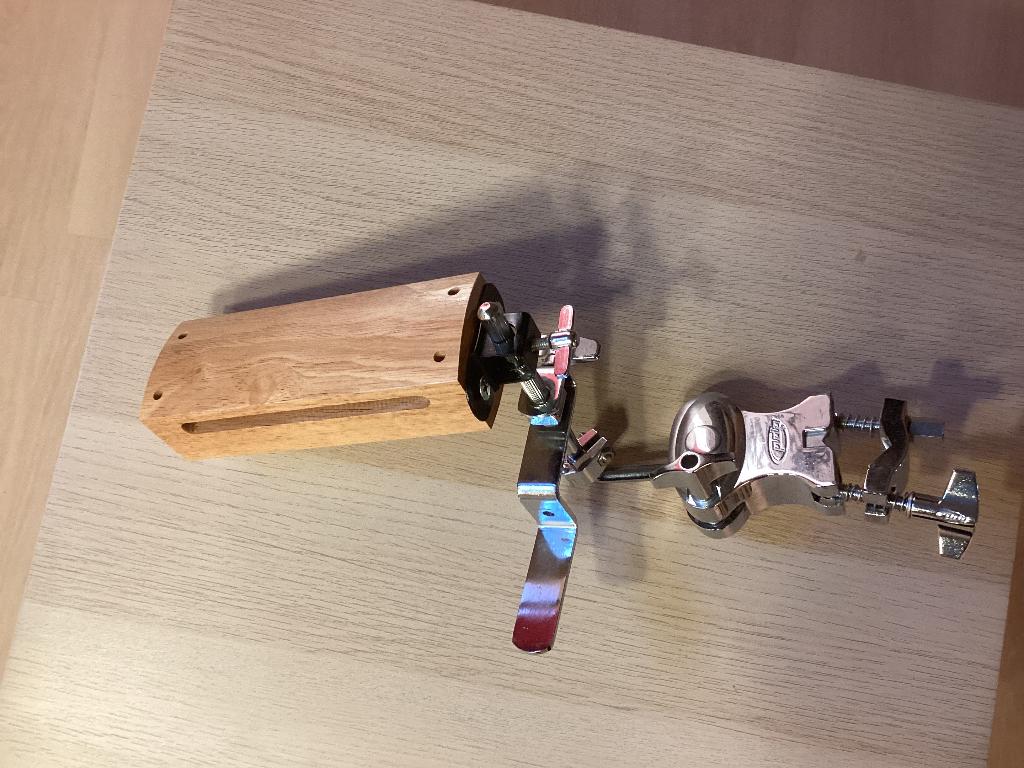 Blok en bois avec support, Musique & Instruments, Batteries & Percussions, Enlèvement ou Envoi, Utilisé