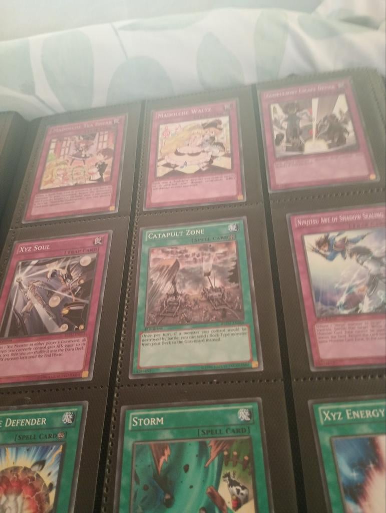 Yu-gi-0h verzameling in potofolia, Ophalen