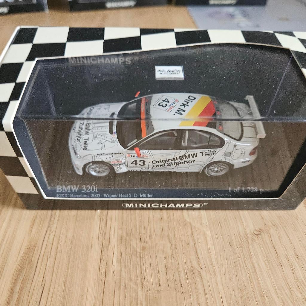 BMW 320i ETCC Magny cours 2003 Winners n42, Enlèvement ou Envoi, Neuf, Voiture, MiniChamps