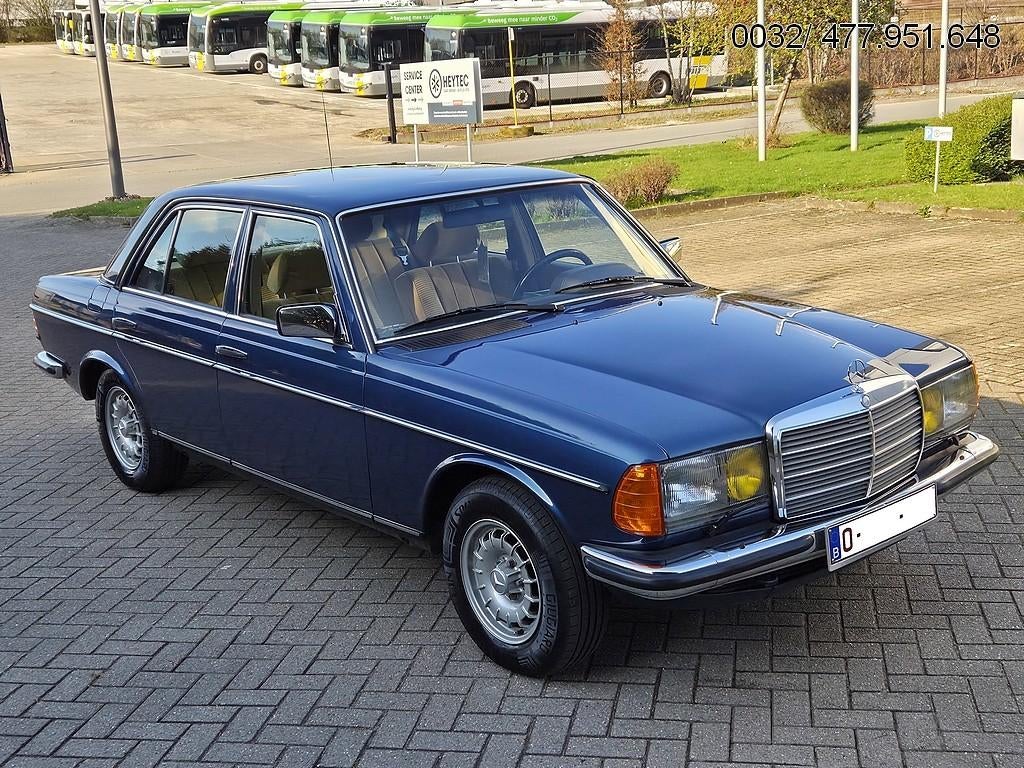 Mercedes 280E (W123) Oldtimer (volledige optie) 100% origine, Auto's, Automaat, 4 deurs, Achterwielaandrijving, Beige