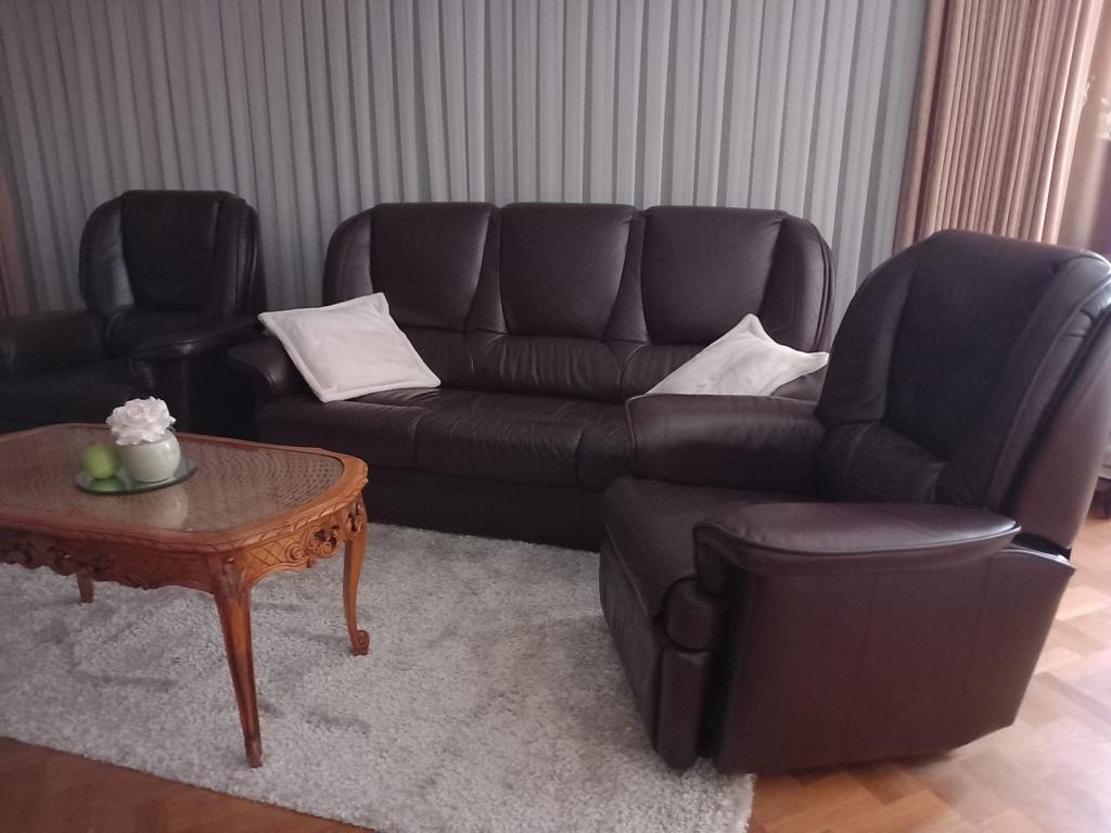lederen salon, Ophalen, Zo goed als nieuw, Leer, Klassiek