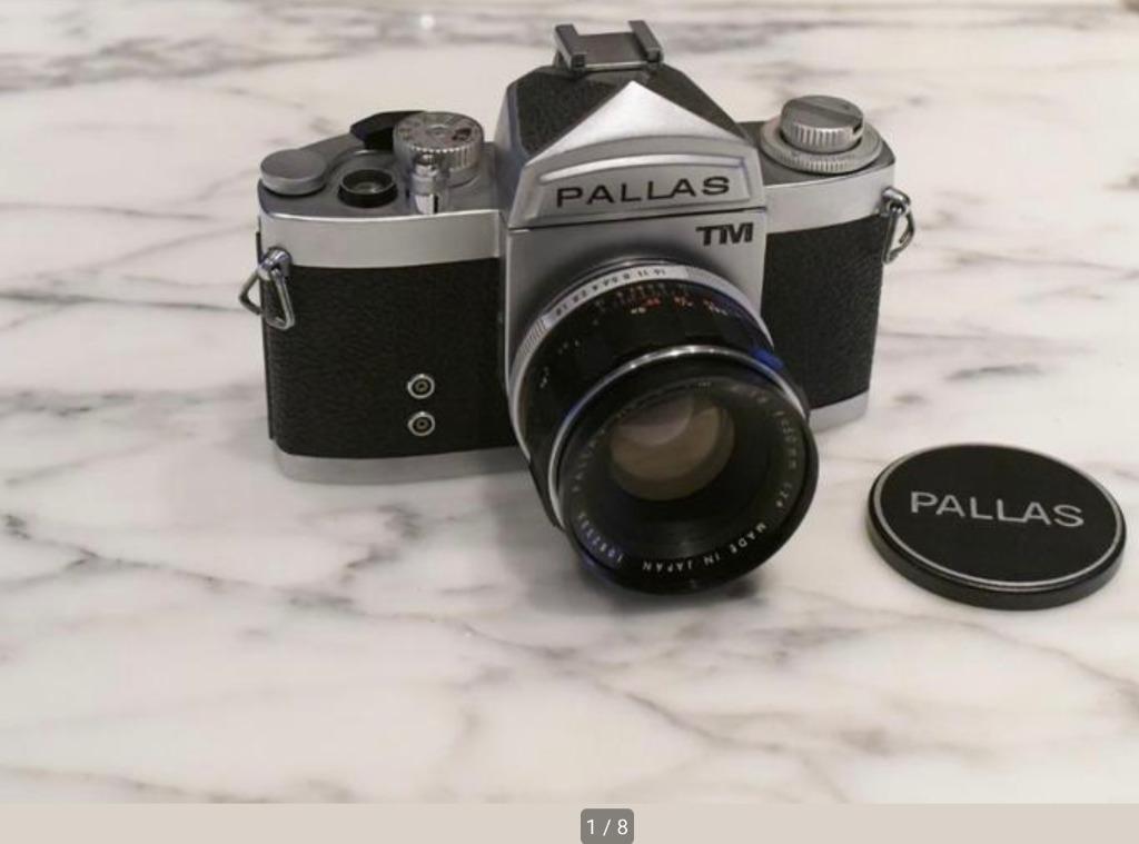Caméra Pallas TM et Pallas Auto 50 mm/1,8 m42, Collections, Appareils photo & Matériel cinématographique, Appareils photo, 1960 à 1980