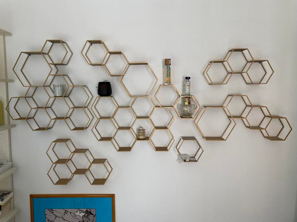 Étagère murale nids d abeilles, Maison & Meubles, Enlèvement, Comme neuf
