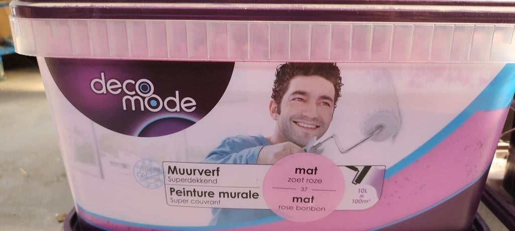 Nouveau Peinture murale déco mode rose, Enlèvement ou Envoi, Rose, Peinture