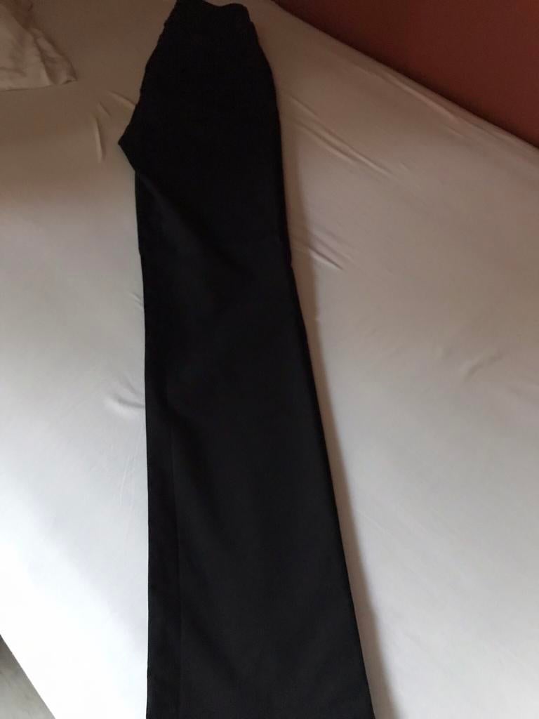 Xandres zwarte basic broek, Verzenden, Zwart, Zo goed als nieuw, Maat 36 (S)