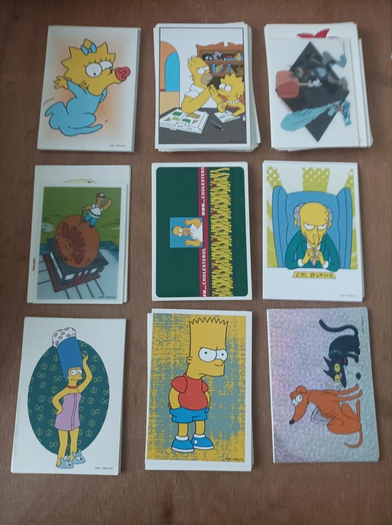 Panini The Simpsons , Alle nr's van 1 tot 124, Ophalen of Verzenden, Zo goed als nieuw