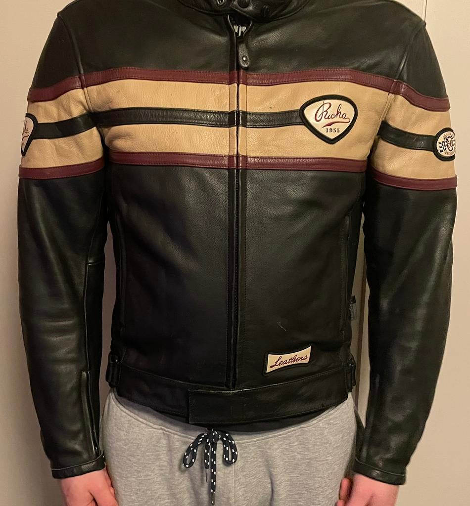 Leren motorvest Richa Daytona, Motoren, Kleding | Motorkleding, Heren, Jas | leer, Ophalen of Verzenden, Richa