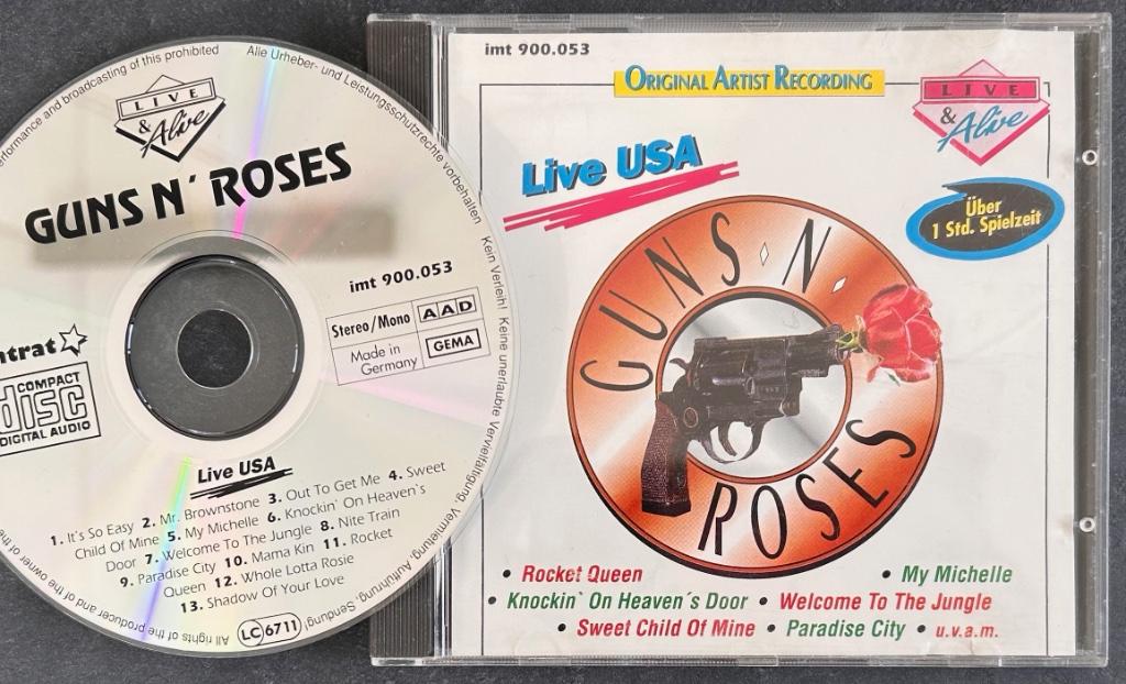 GUNS 'N ROSES - Live 1989 ( CD ), Cd's en Dvd's, Verzenden, Zo goed als nieuw