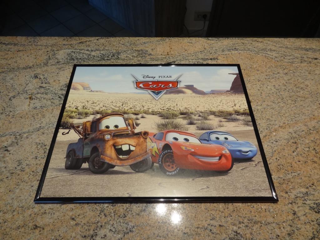 Mooie grote Cars kader (in prima staat !), Ophalen, Zo goed als nieuw, Wanddecoratie