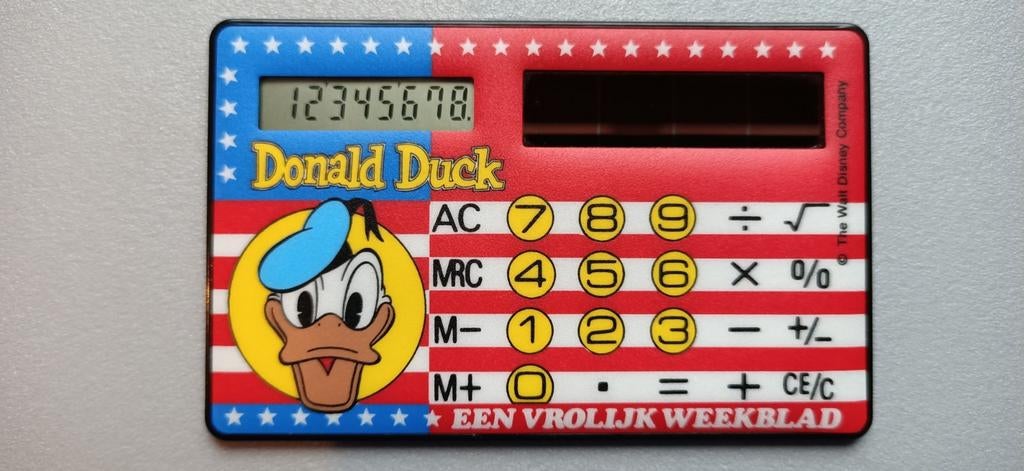 Calculatrice hebdomadaire Vintage Donald Duck, Enlèvement ou Envoi, Comme neuf