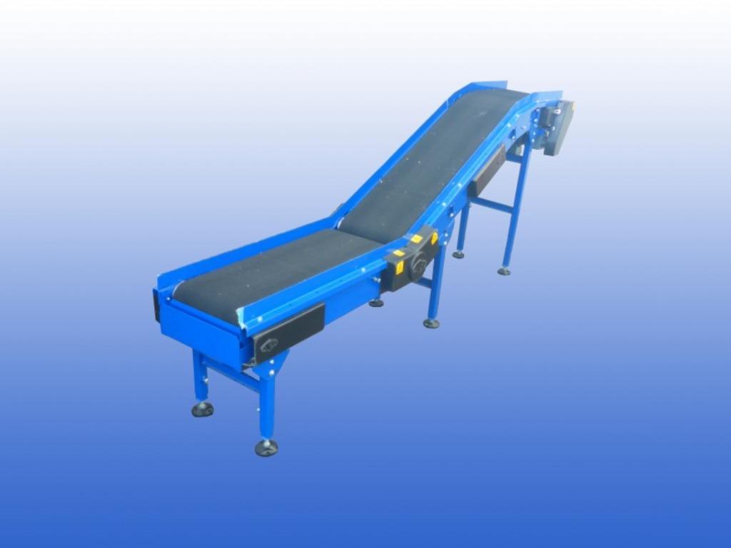 Opvoerband transportband transportbanden schuin gebruikt 35, Ophalen of Verzenden, Gebruikt