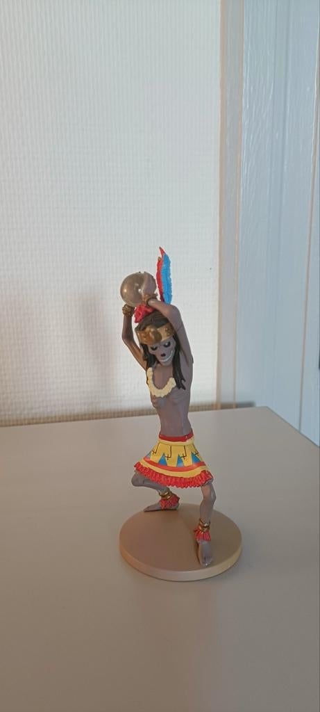 Figurine Tintin : n93 Rascar Capac la momie, Enlèvement ou Envoi, Tintin, Utilisé, Statue ou Figurine