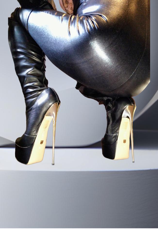 super hoge hakken, Kleding | Dames, Schoenen, Ophalen, Hoge laarzen, Zwart, Giaro