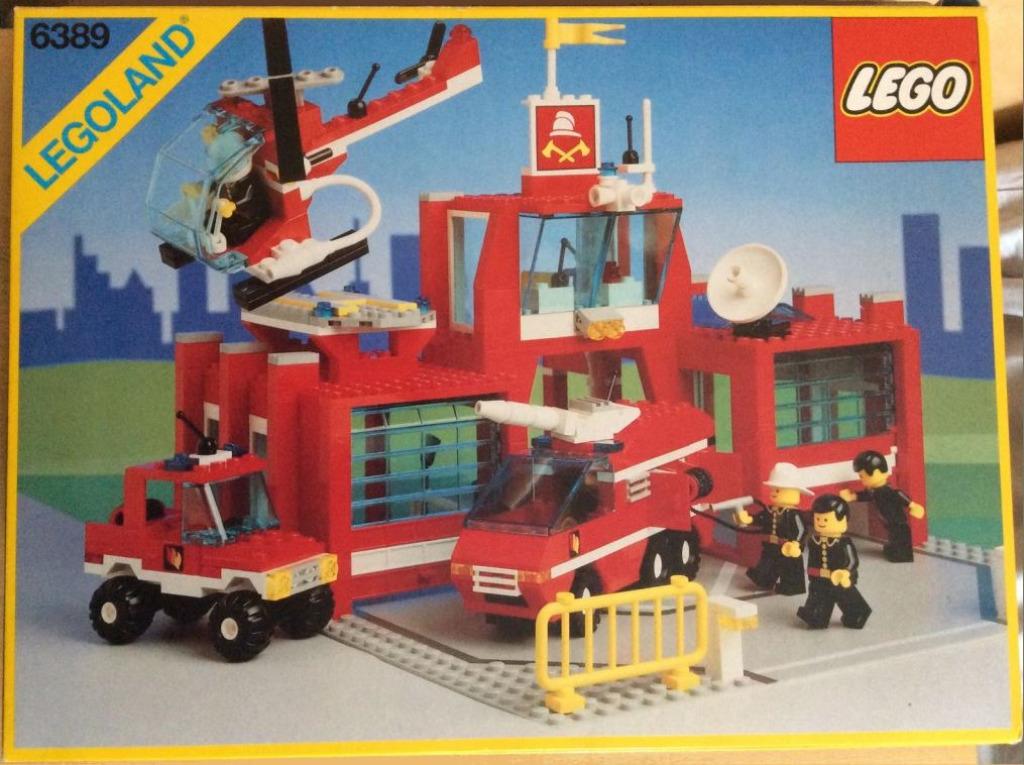 LEGO Classic Town 6389 Fire Control Center MET DOOS, Enlèvement ou Envoi, Comme neuf, Ensemble complet, Lego