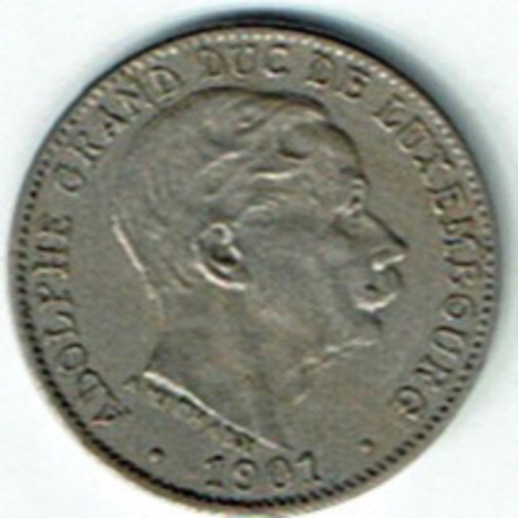 5 centimes Luxemburg 1901, Envoi, Autres pays, Monnaie en vrac