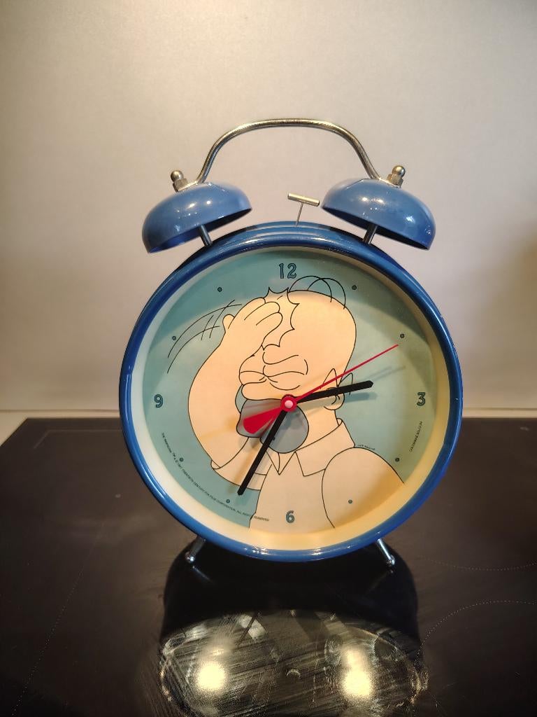 Réveil Mécanique The Simpsons - Vintage & Collector, Collections, Enlèvement ou Envoi, Utilisé, TV, Ustensile