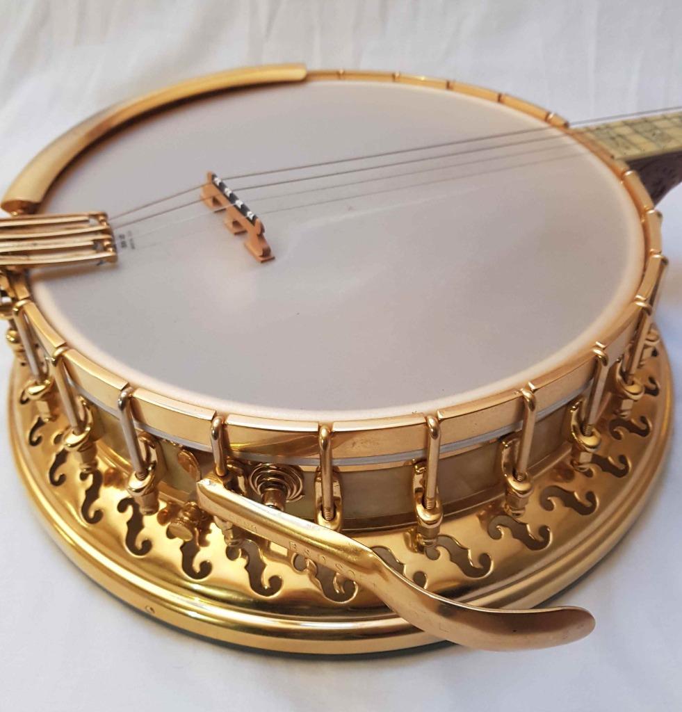 Bacon and Day Silverbell Montana nr. 3 tenorbanjo, Muziek en Instrumenten, Snaarinstrumenten | Banjo's, Ophalen of Verzenden, Zo goed als nieuw