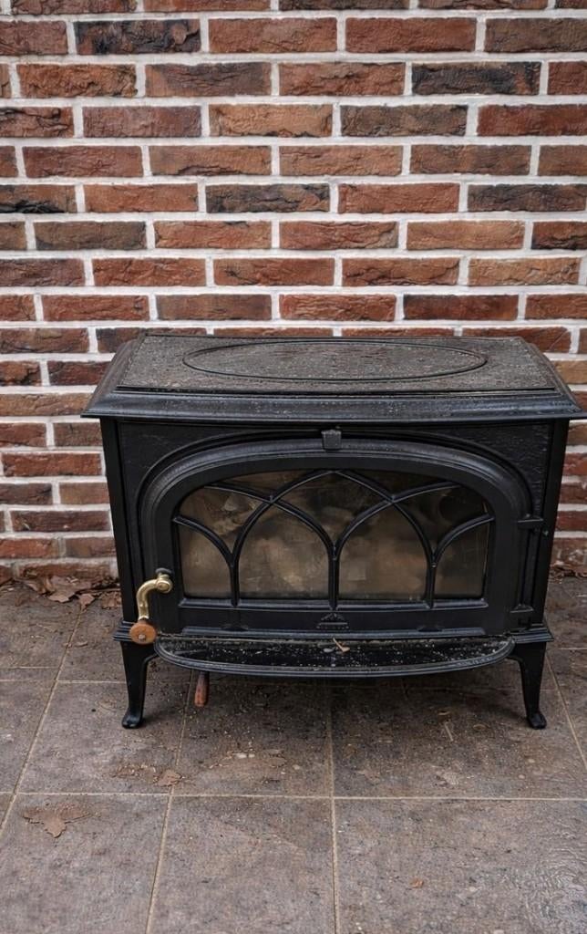 Houtkachel Jotul, Maison & Meubles, Poêles, Comme neuf, Autoportant, Multi-brûleur, Bois, Enlèvement